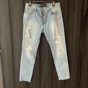 Men’s Abercrombie jeans. Light washed and skinny fit